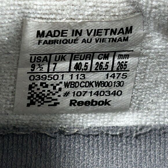 Reebok Classic Princess Women’s Sz 9.5 White Leather Athletic Running Shoes Used - Picture 12 of 12